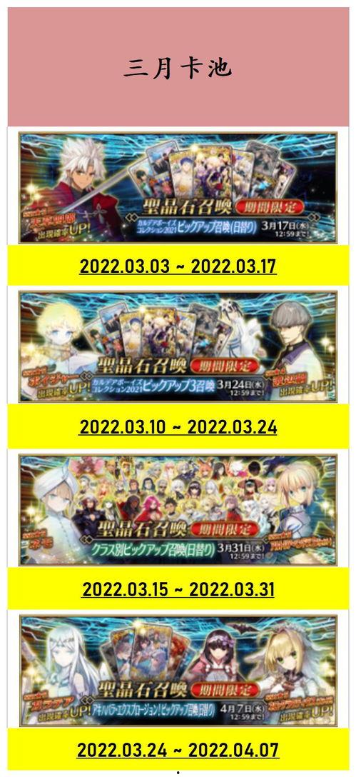 卡池2022年最新爆料,揭秘热门角色与神秘新卡